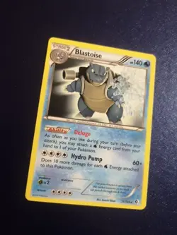 Blastoise 31/149 2012 B&W Boundaries Crossed Pokemon Card Non Holo Rare - Image 4