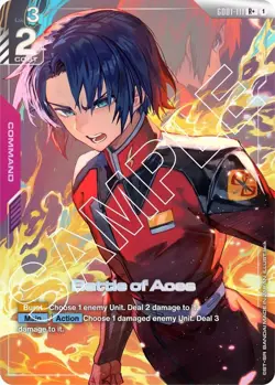 Battle of Aces R+ [Holofoil] [Near Mint] (English) Gundam Card Game - Image 1
