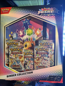 Pokemon TCG Prismatic Evolutions Binder Collection Box - Image 1