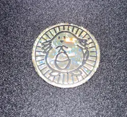 Pokemon Card Back Lucky Coin Gold Official Tournament - Image 1