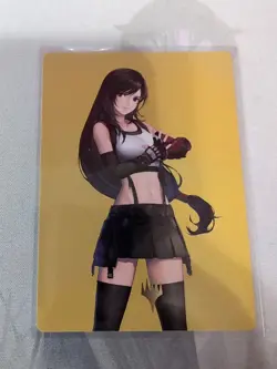 MTG - Tifa, Martial Artist - Art Card Gold-Stamped Planeswalker Symbol - FF:UB - Image 2