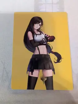 MTG - Tifa, Martial Artist - Art Card Gold-Stamped Planeswalker Symbol - FF:UB - Image 3