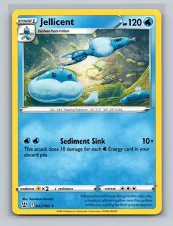 3x Jellicent 42/163 Battle Styles Regular Rare Pokemon Card Pokemon LP - Image 3