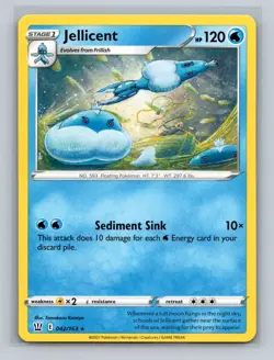 3x Jellicent 42/163 Battle Styles Regular Rare Pokemon Card Pokemon LP - Image 5