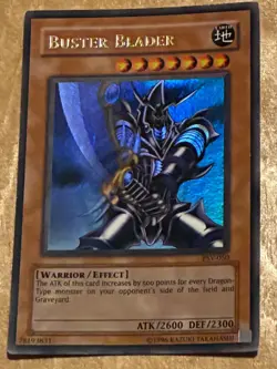Buster Blader - Gold Letters/Holographic - PSV-050 - RARE - Yu-Gi-Oh Card - Image 4