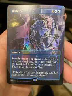 [1x] Bribery (411) - Foil - Borderless Near Mint, English Secret Lair MTG Magic - Image 1