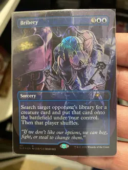 [1x] Bribery (411) - Foil - Borderless Near Mint, English Secret Lair MTG Magic - Image 4