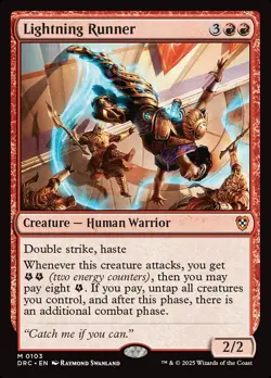 Lightning Runner - Commander: Aetherdrift (DRC) - MTG Rare English Non Foil - Image 1
