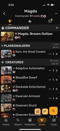 MTG Magic the Gathering Magda, Brazen Outlaw Commander Competitive Deck - Image 2