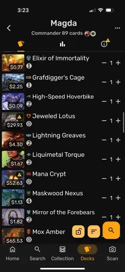 MTG Magic the Gathering Magda, Brazen Outlaw Commander Competitive Deck - Image 4