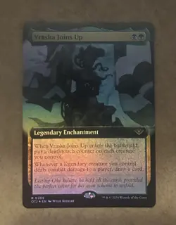 Foil Vraska Joins Up Extended Art OTJ MTG NM - Image 1