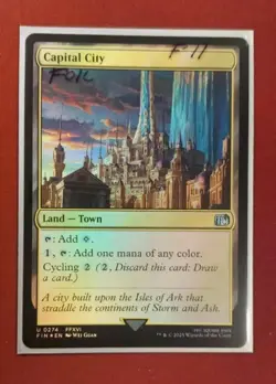 CAPITAL CITY Final Fantasy FOIL #274 FIN(NM+)(MTG) - Image 1