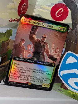 Barret, Avalanche Leader Extended Art Foil Near Mint MTG 166 - Image 2