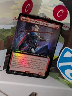 Firion, Wild Rose Warrior Foil Extended Art Final Fantasy MTG NM 0459 - Image 1
