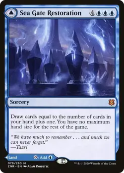 Sea Gate Restoration Sea Gate, Reborn - Zendikar Rising ZNR - Magic MTG NM - Image 1