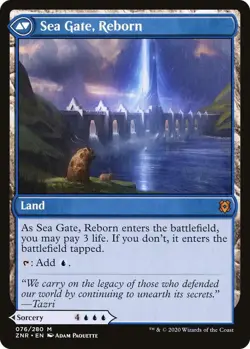 Sea Gate Restoration Sea Gate, Reborn - Zendikar Rising ZNR - Magic MTG NM - Image 2