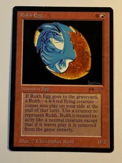 MTG RUKH EGG ARABIAN Knights MP/LP - Image 1