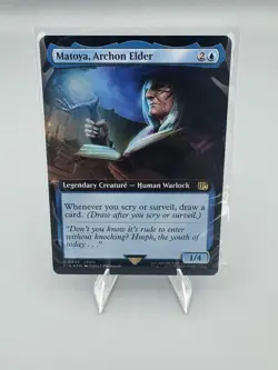 MTG Matoya, Archon Elder (Extended Art) (Foil) Final Fantasy Magic The Gathering - Image 1