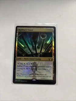 Raffine's Tower FOIL and Card Streets of New Capenna, MTG Magic the Gathering - Image 1
