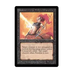 WOTC MtG Beta Paralyze (C) Fair - Image 1