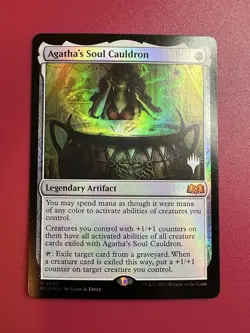*** Agatha's Soul Cauldron *** Promo FOIL Wilds of Eldraine NM/LP MTG English - Image 1