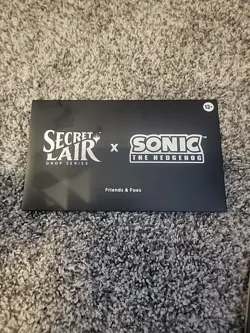 MTG Secret Lair x Sonic the Hedgehog: Friends & and Foes *Non-Foil* SEALED - Image 1