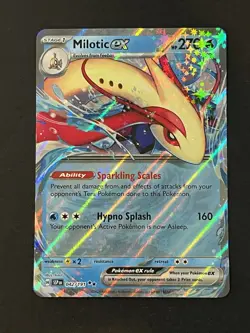 Milotic ex 042/191 Pokemon Surging Sparks Scarlet & Violet Double Rare Holo NM - Image 1