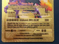 Shining Charizard GX Pokemon Gold Card - Image 3
