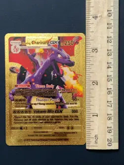 Shining Charizard GX Pokemon Gold Card - Image 4