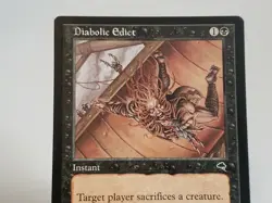 MTG Diabolic Edict Tempest Regular Common Magic - Image 2