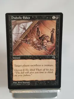 MTG Diabolic Edict Tempest Regular Common Magic - Image 1