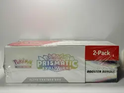 Pokemon Prismatic Evolutions ETB + Booster Bundle 2-Pack Costco Exclusive Sealed - Image 3