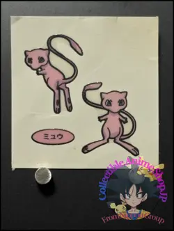 Mew Pokemon Bread Sticker Decochara Seal Japanese Nintendo Collection BA - Image 1