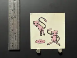 Mew Pokemon Bread Sticker Decochara Seal Japanese Nintendo Collection BA - Image 2