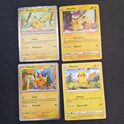 Pikachu Pokemon Card Bundle set - 4 cards included - Pokemon Go ... - Image 2