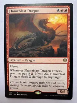Flameblast Dragon #142 (NM) Starter Commander SCD Magic MTG - Image 1