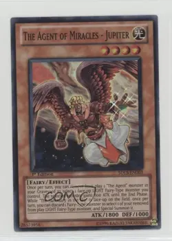 The Agent of Miracles - Jupiter 1st Ed. YuGiOh Lost Sanctuary Structure Deck 1p5 - Image 1