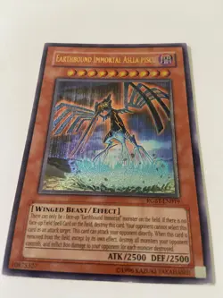 Yugioh Earthbound Immortal Aslla Piscu RGBT-EN019 Ultimate Rare - VLP/NM - Image 3