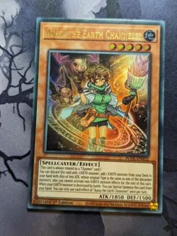 YuGiOh Aussa the Earth Channeler Ultra Rare 1st Edition POTE-EN032 NM - Image 1