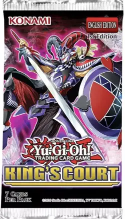 YuGiOh Kings Court Booster Pack 1st Edition Konami TCG x1 - Image 4