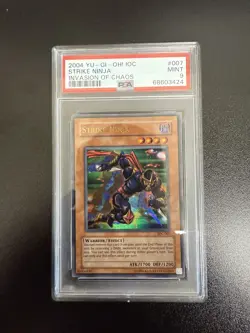 Yu-Gi-Oh! PSA 9 Ultra Rare Strike Ninja 🥷 IOC-007 - Image 1