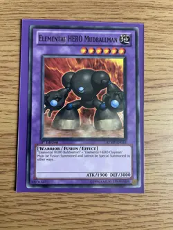 Yu-gi-oh Elemental Hero Mudballman RYMP-EN018 Rare 1st Edition NM Card - Image 2