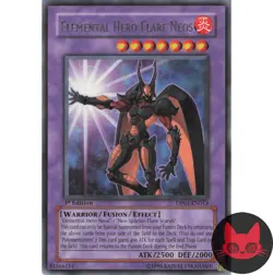 Yugioh Elemental HERO Flare Neos DP03-EN013 Rare 1st Edition NM - Image 1