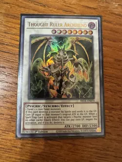 Yu-Gi-Oh! Thought Ruler Archfiend - BROL-EN070 - Ultra Rare - 1st Ed - NM - Image 1