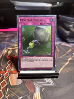 Yu-Gi-Oh! Peaceful Burial 1st Ed. MP20-EN196 Ultra Rare NM x1 - Image 1