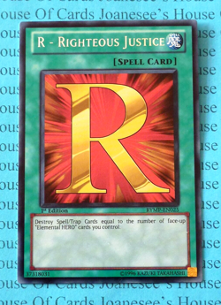 RYMP-EN025 R - Righteous Justice Secret Rare Yu-Gi-Oh Card 1st Edition New NM - Image 1