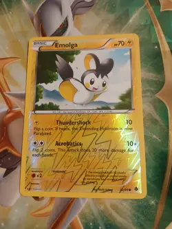 Pokemon Emolga Reverse Holo Card 32/98 EPO Emerging Powers NM - Image 1