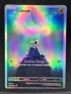 Pokemon Fanart Cubone Card - Image 1