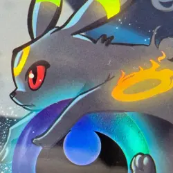 Pokemon TCG 60 Card Sleeves Blacky dark Energy 91 × 66mm Standard Size New JP - Image 2