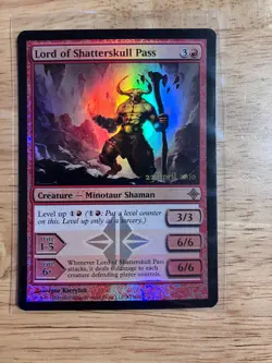 Lord of Shatterskull Pass Launch Party & Release Event Promos Foil - MTG - Image 1